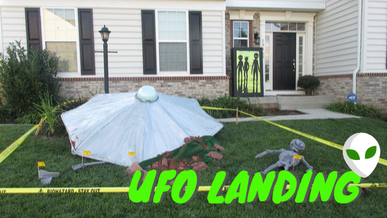 UFO Landing Halloween