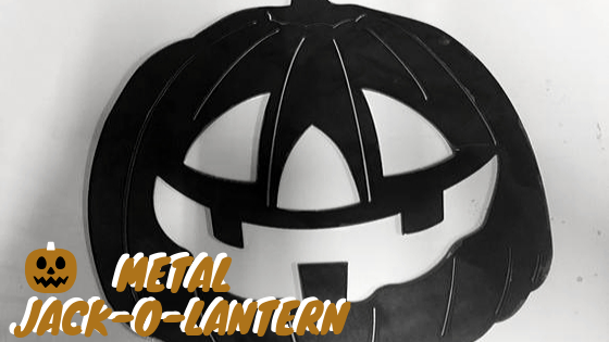 Metal Jack-O-Lantern Halloween
