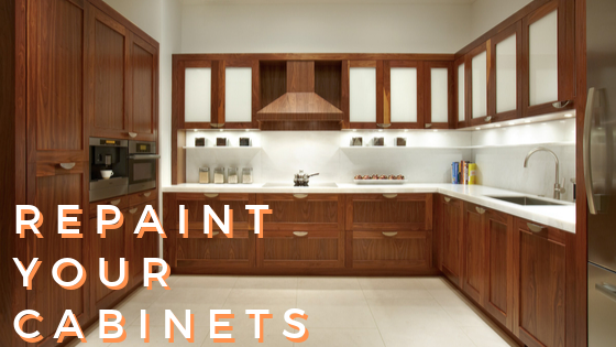 repaint cabinets DIY fall